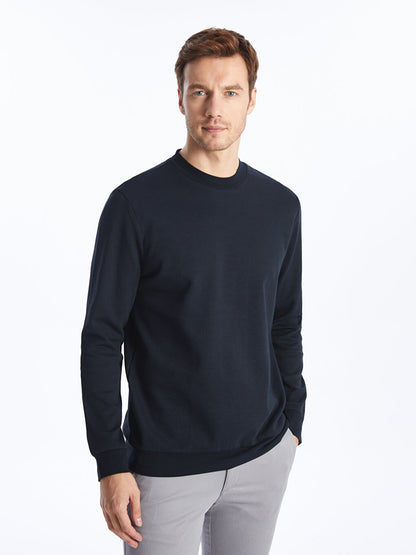 Crew Neck Long Sleeve Men's Sweatshirt