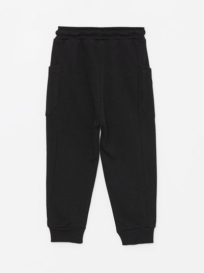 Basic Baby Boy Jogger Sweatpants with Elastic Waist