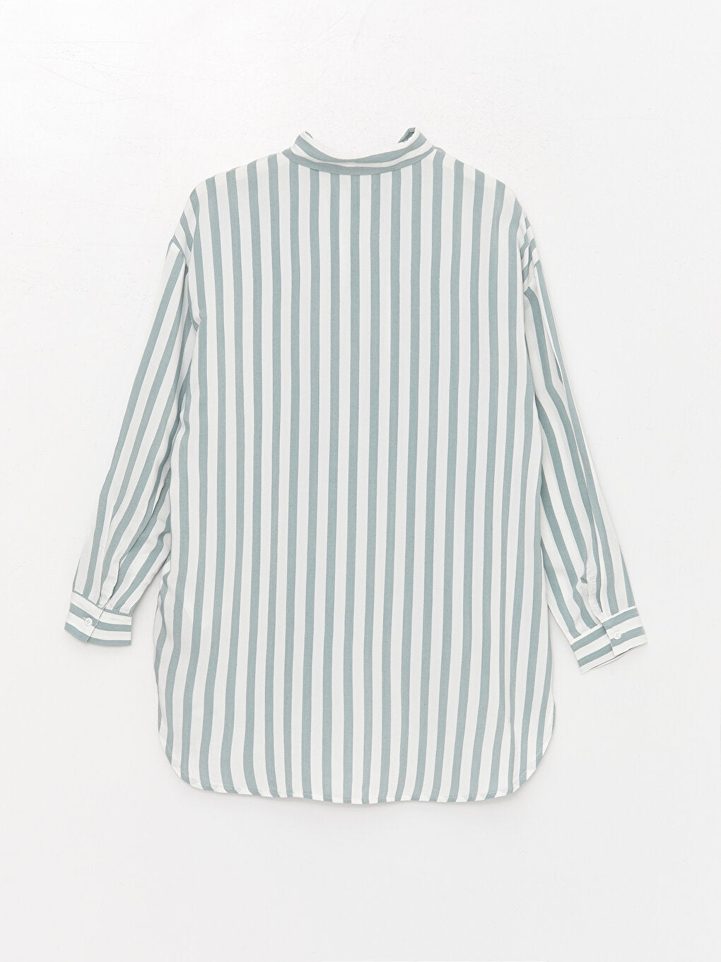 Striped Long Sleeve Oversize Women's Shirt