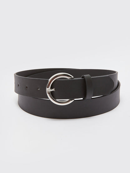 Leather Look Women's Belt