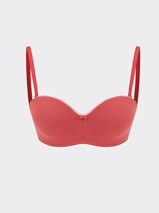 Underwire Unpadded Plain Strapless Bra