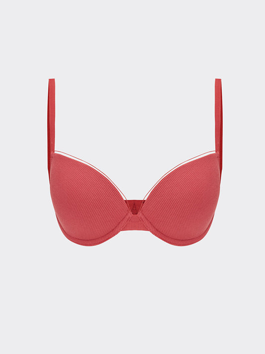 Underwire Unpadded Plain T-Shirt Bra