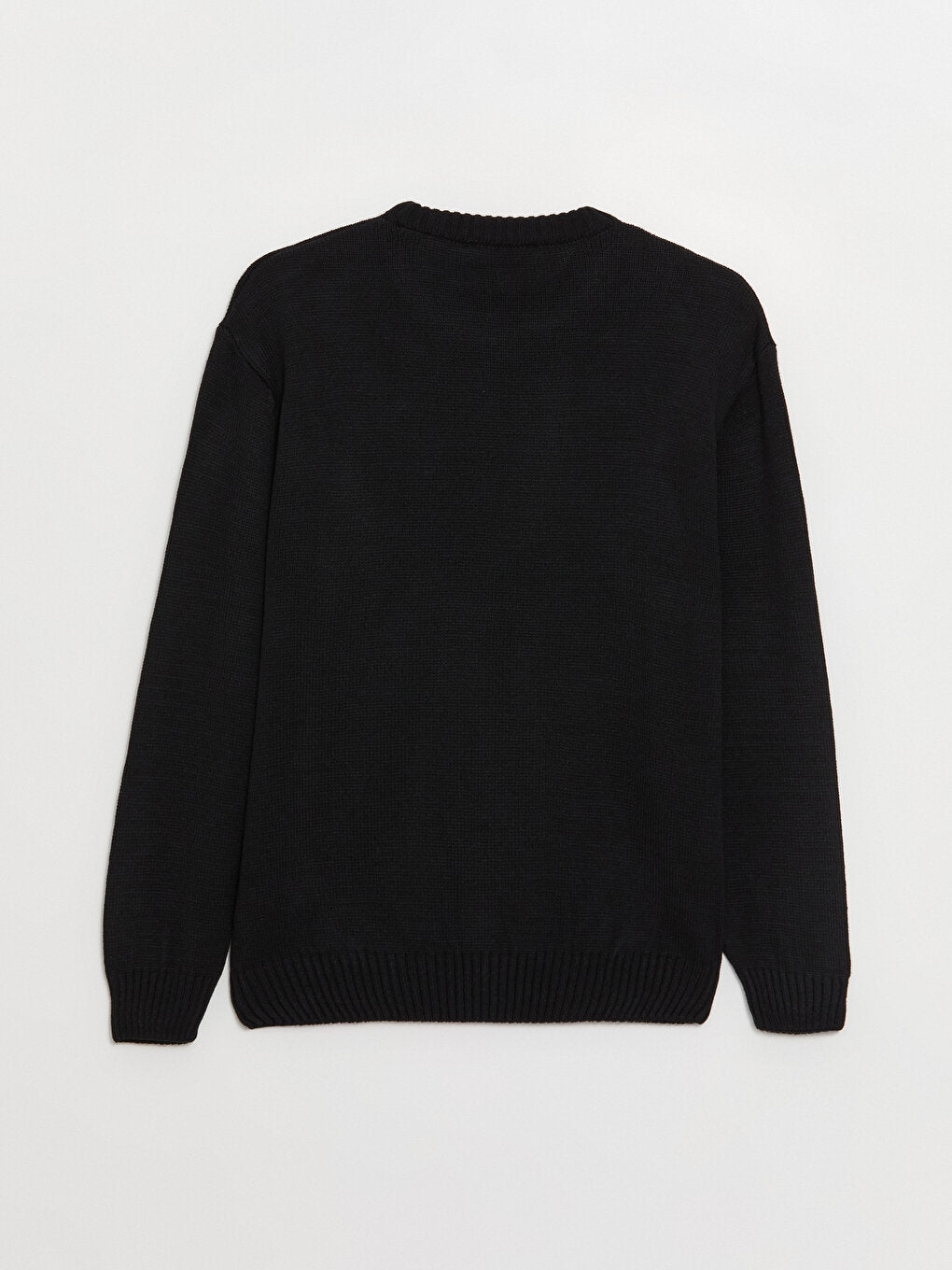 Crew Neck Long Sleeve Men's Knitwear Sweater