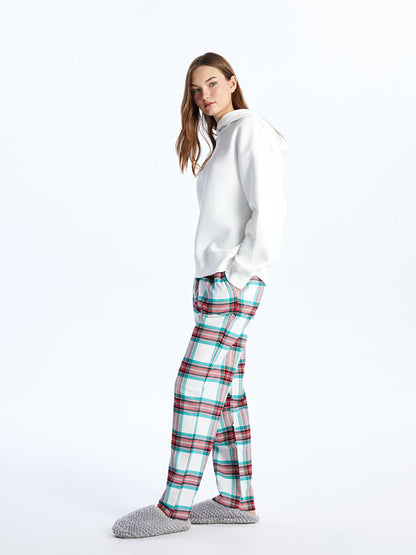 Plaid Women's Pajama Bottom with Elastic Waist