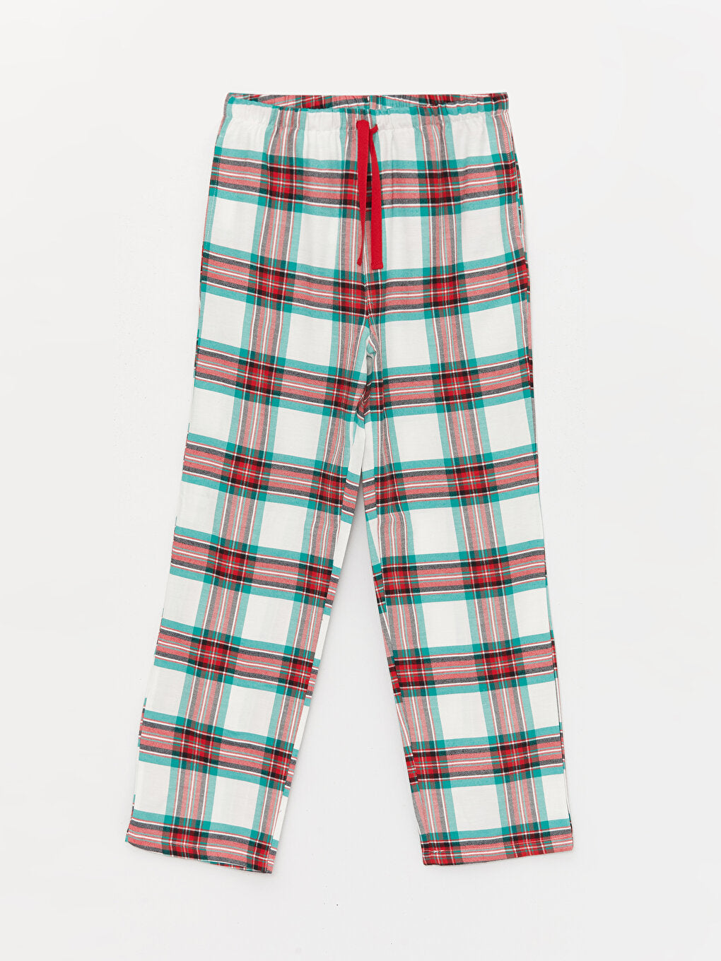 Plaid Women's Pajama Bottom with Elastic Waist