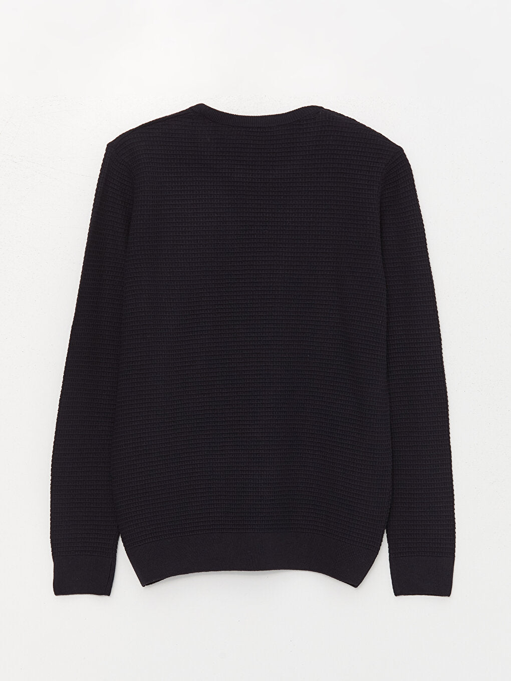 Crew Neck Long Sleeve Men's Knitwear Sweater