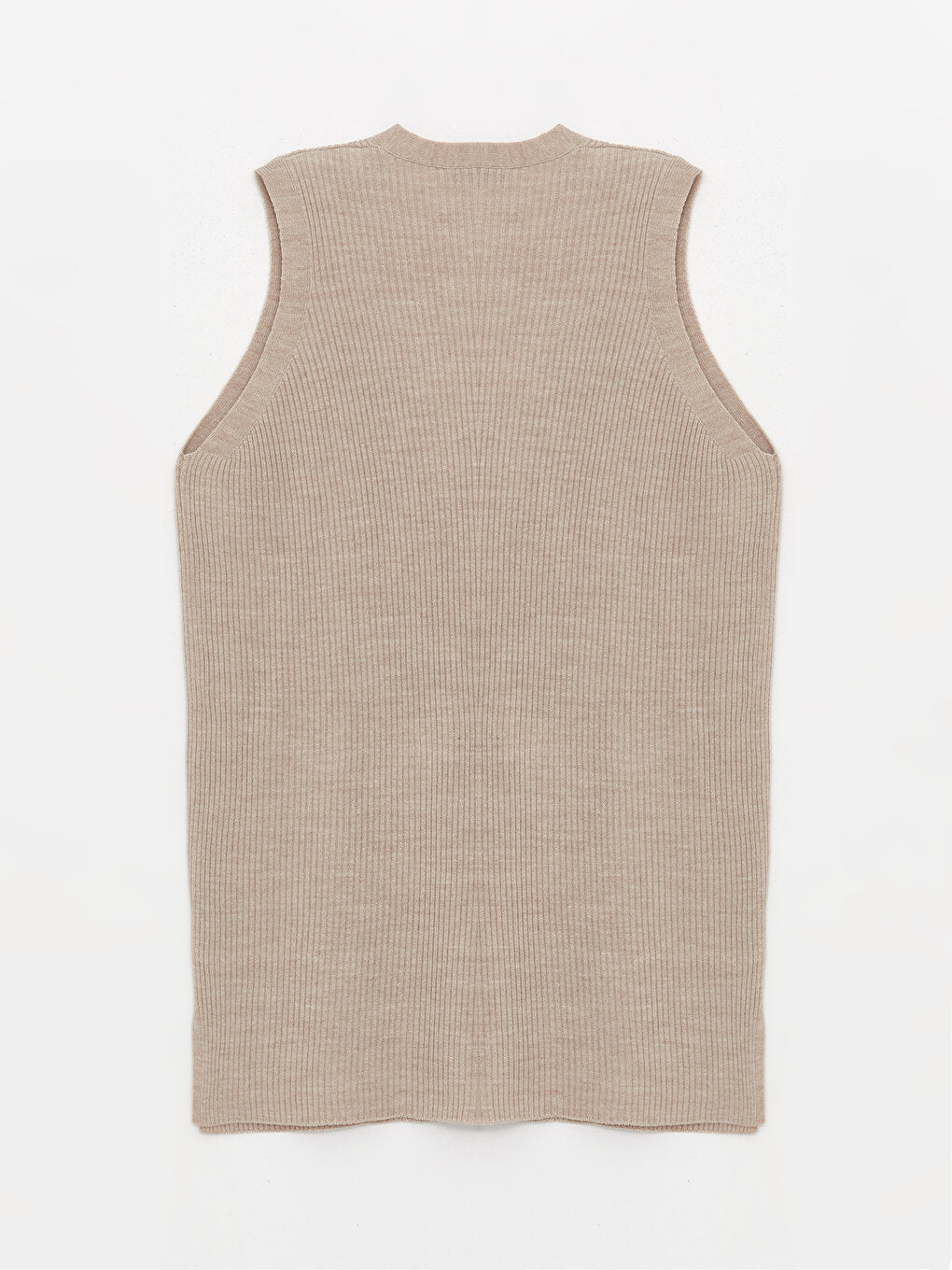 Women's V-Neck Plain Knitwear Vest