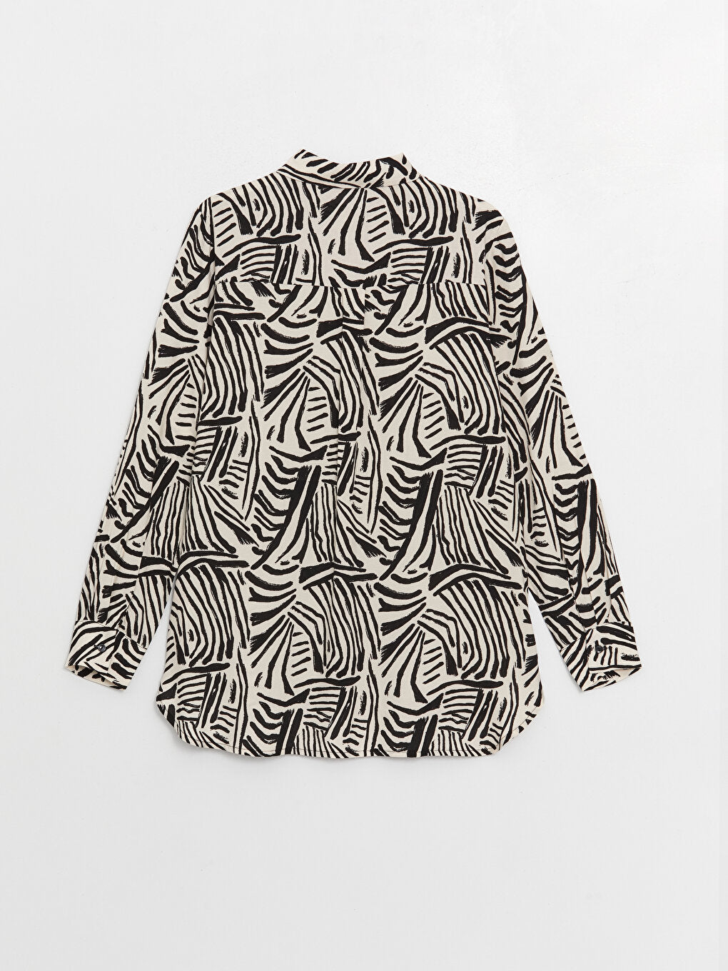 Patterned Long Sleeve Women's Shirt