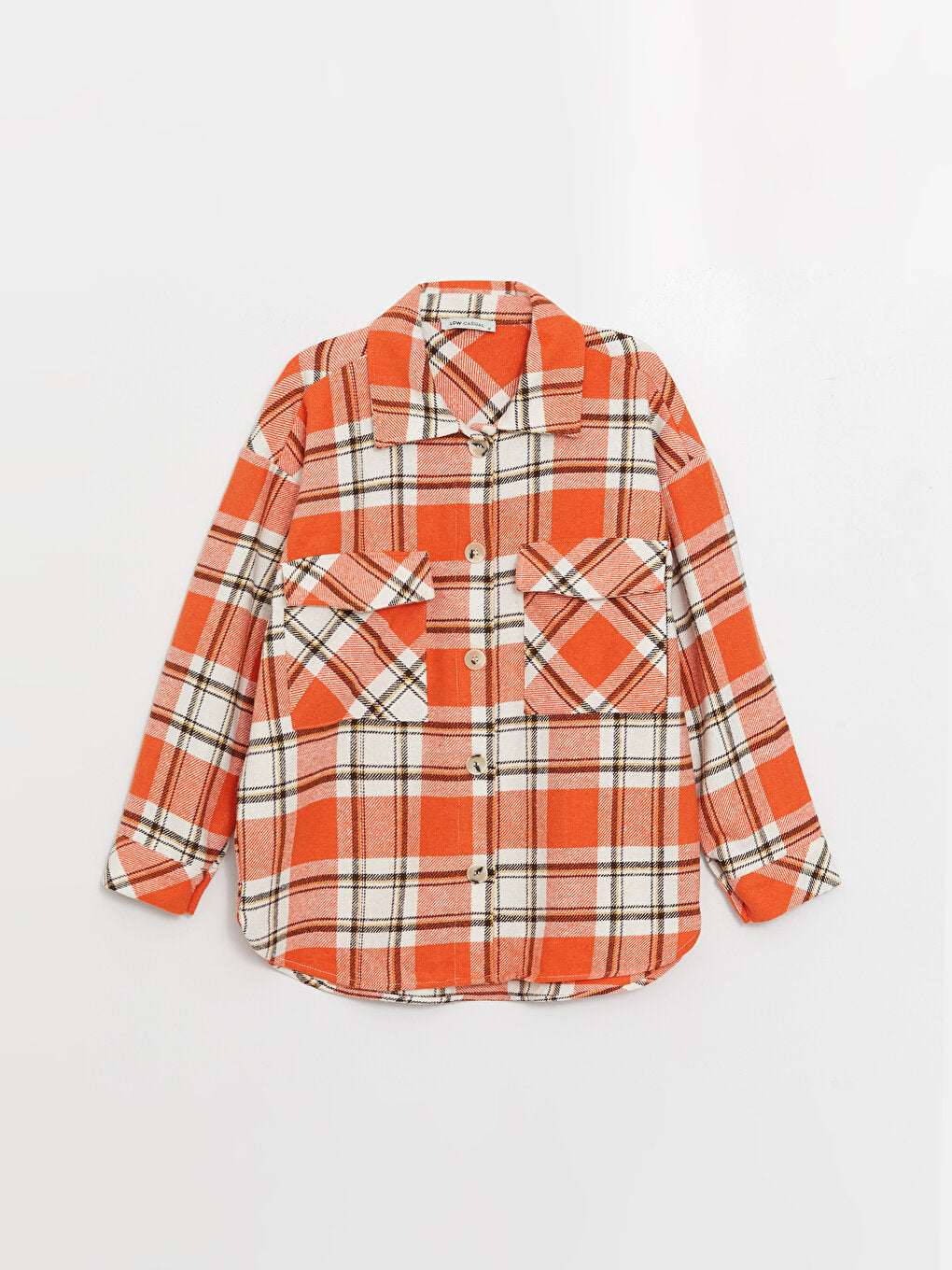 Plaid Long Sleeve Oversize Women's Shirt Jacket