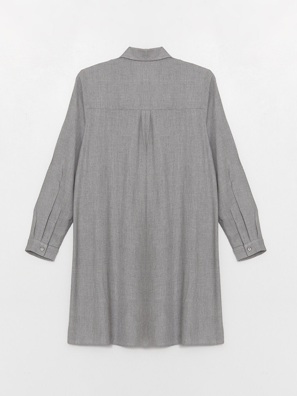 Plain Long Sleeve Women's Shirt Tunic