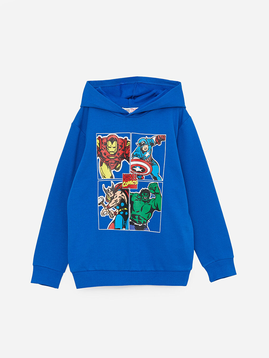 Marvel Printed Long Sleeve Boys Hoodie