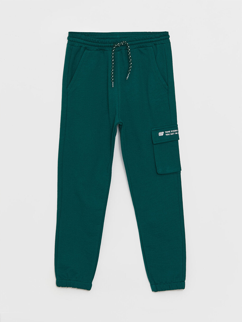 Boys' Cargo Sweatpants with Elastic Waist