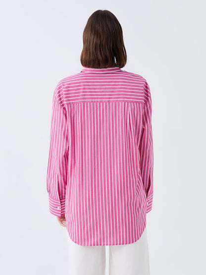 Striped Long Sleeve Women's Shirt