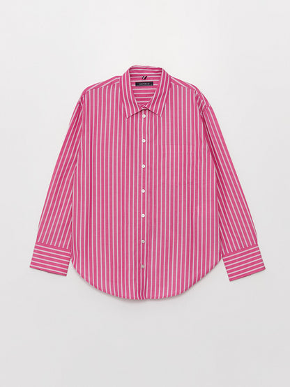 Striped Long Sleeve Women's Shirt