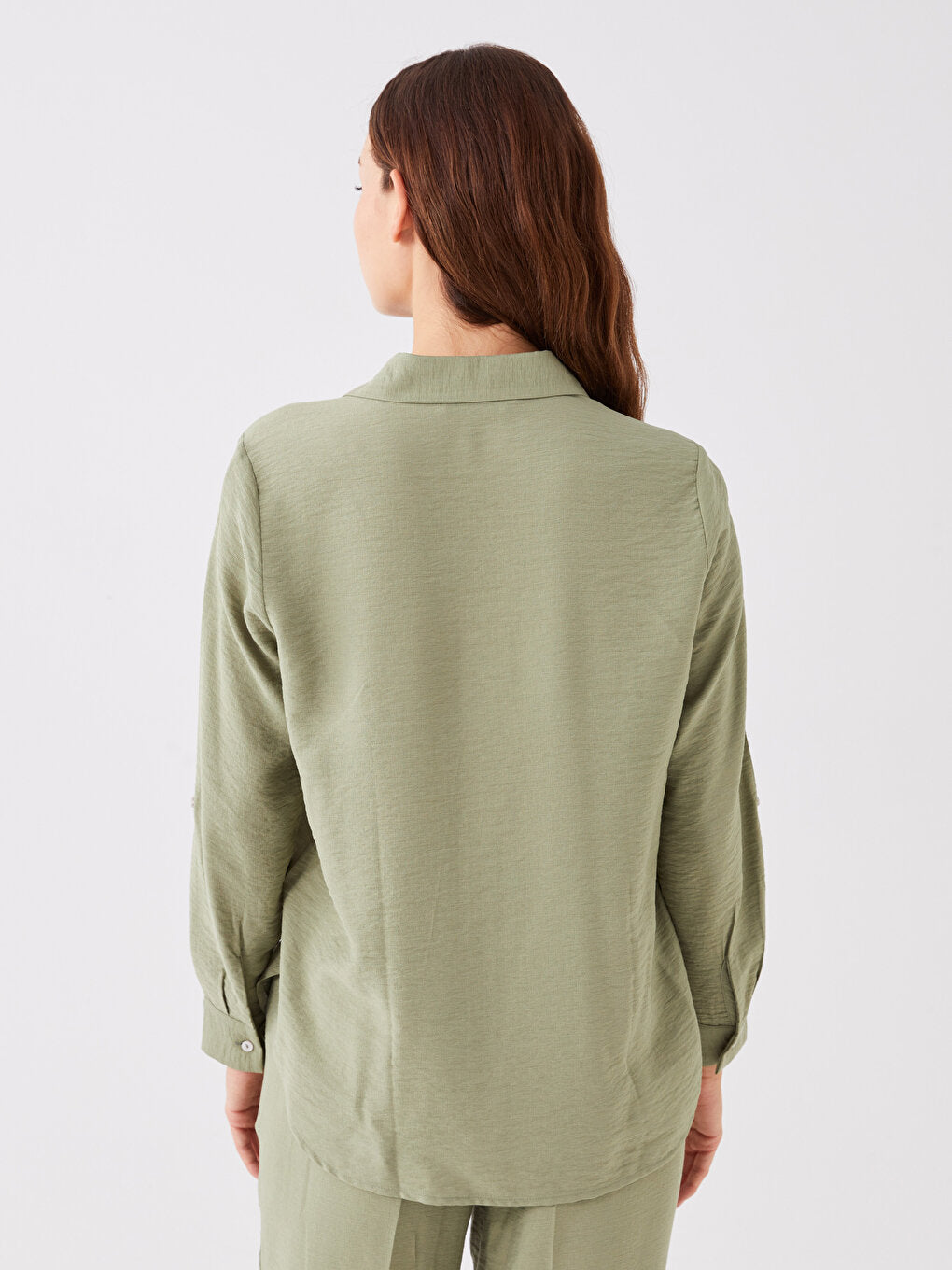 Plain Long Sleeve Women's Shirt