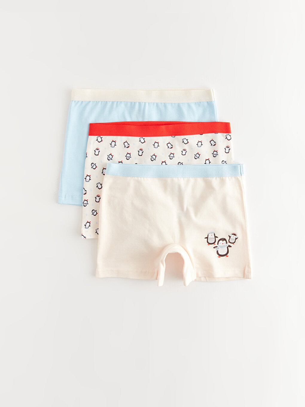 Printed Cotton Girl's Boxer Set of 3