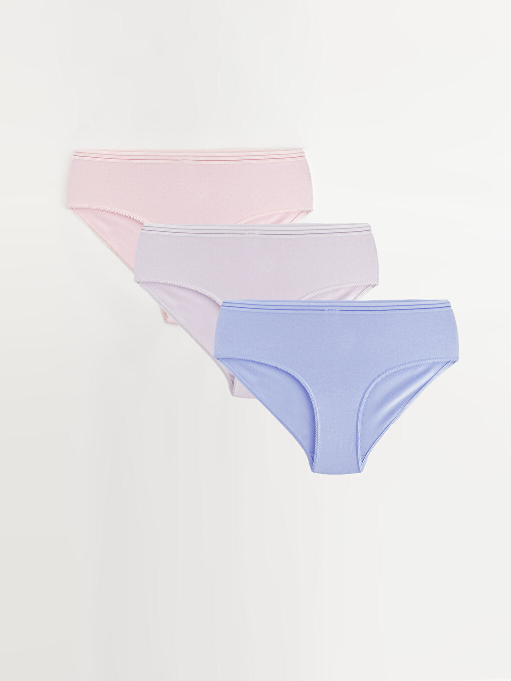 Plain Hipster Panties 3 Pack