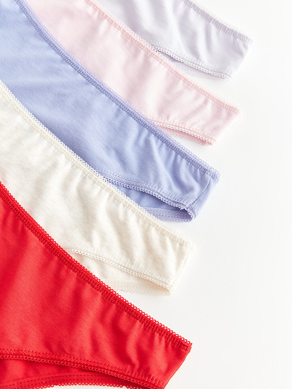 Plain Brazilian Panties 5 Pack