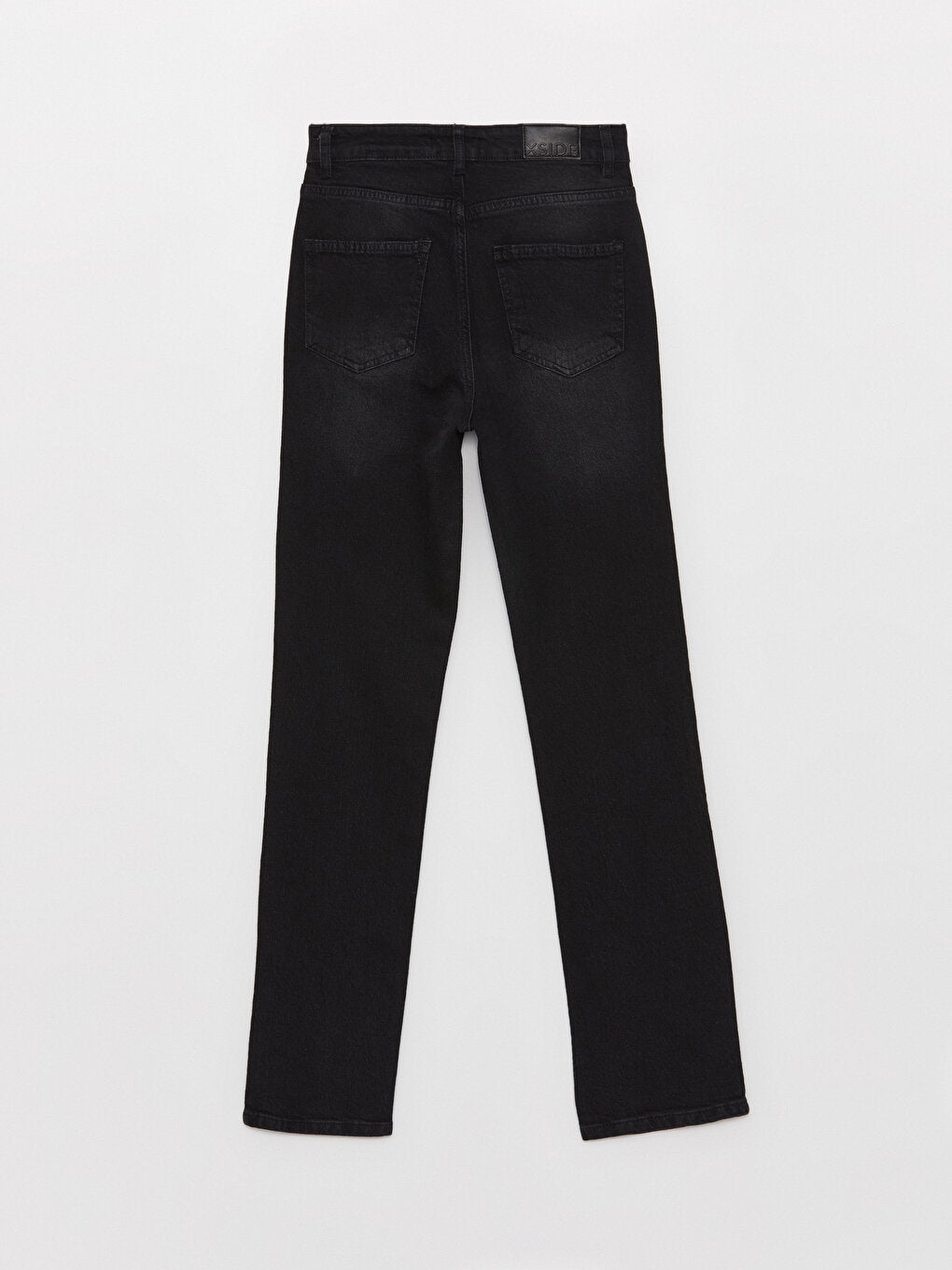 High Waist Straight Fit Women's Jean Trousers