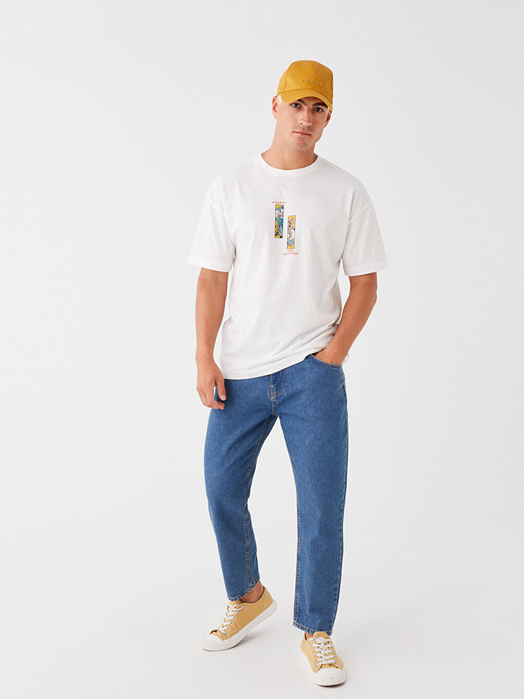 Loose Fit Men's Jean Trousers