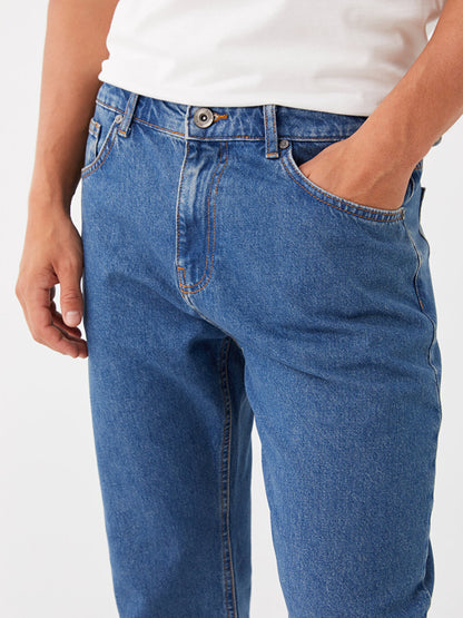 Loose Fit Men's Jean Trousers