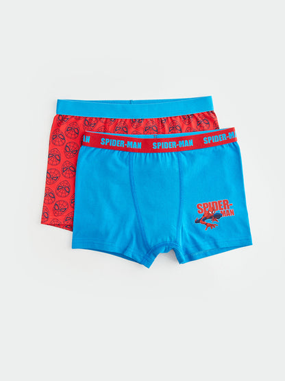 Spiderman Printed Cotton Boys Boxer 2-pack