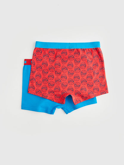 Spiderman Printed Cotton Boys Boxer 2-pack