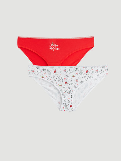 Christmas Themed Bikini Panties 2 Pack