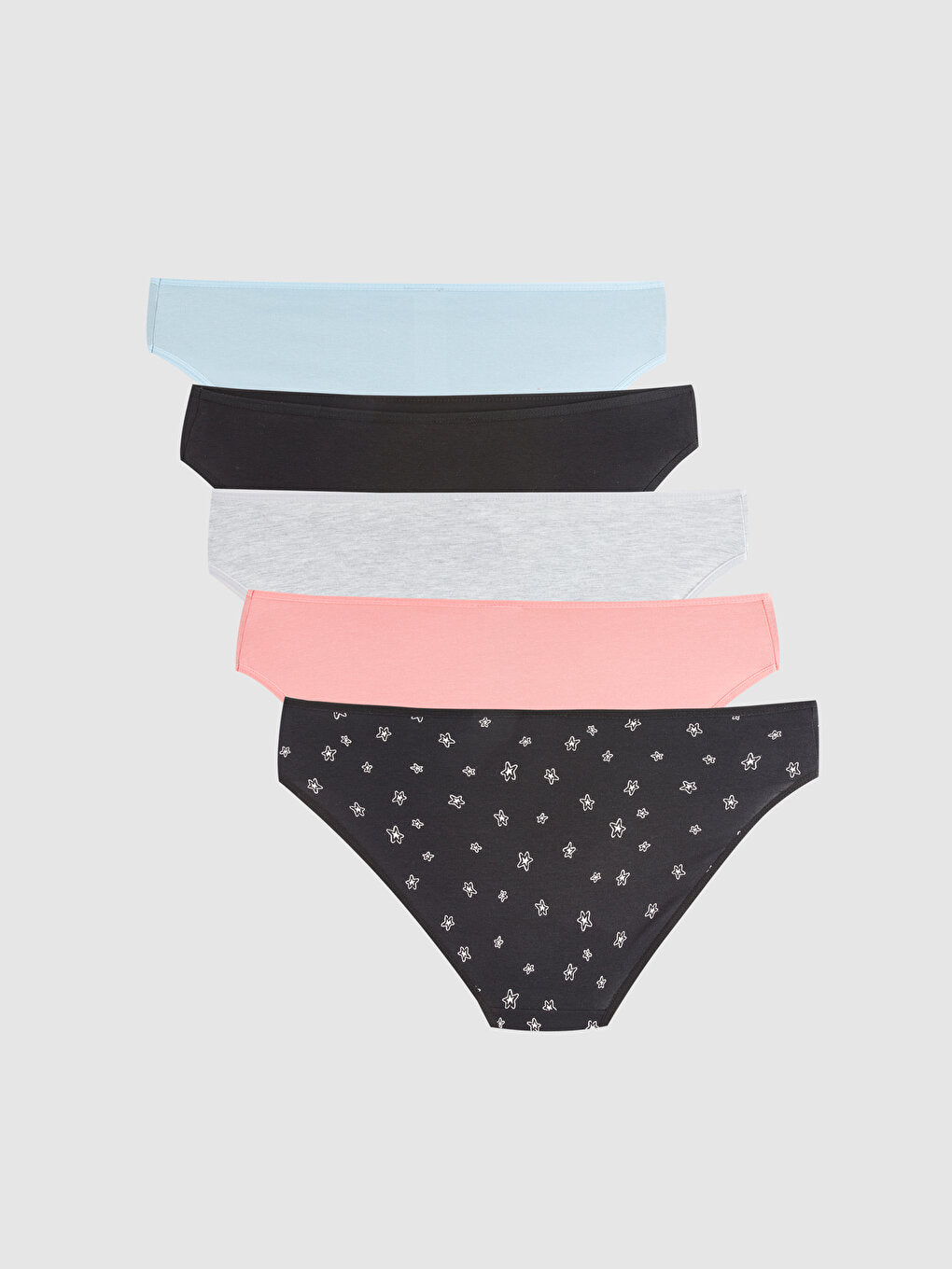 Printed Bikini Panties 5 Pack