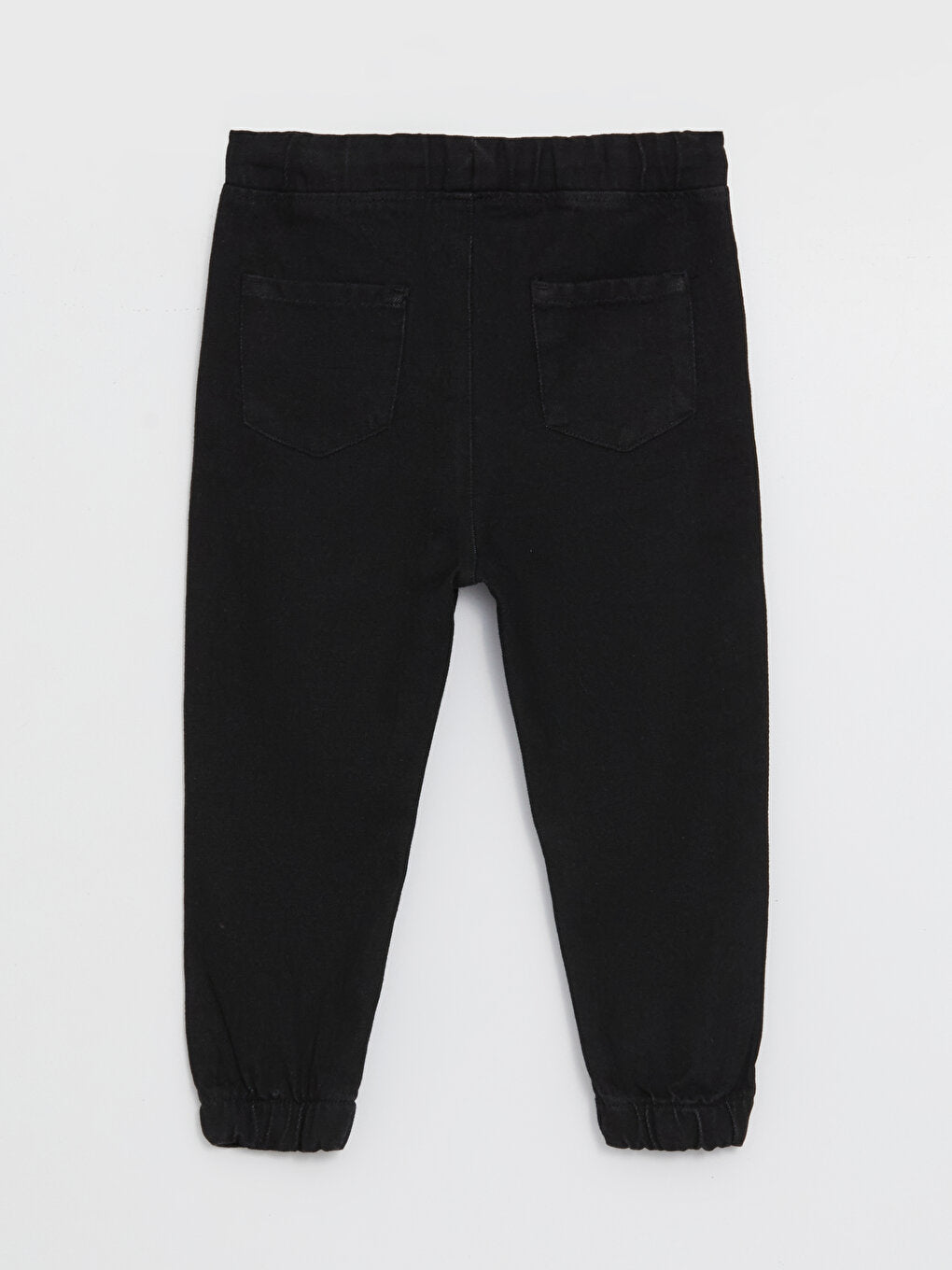 Basic Baby Boy Trousers with Elastic Waist