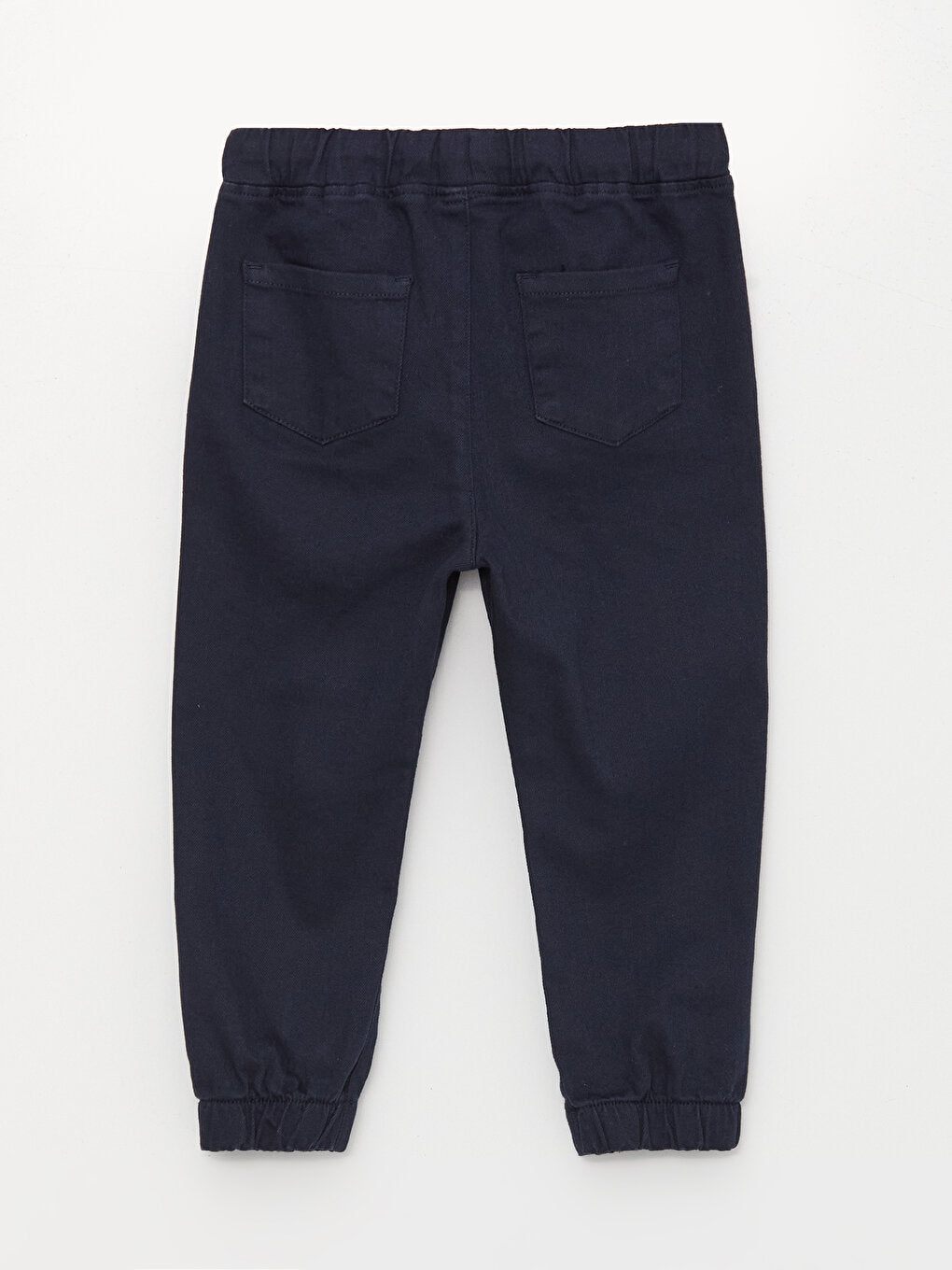 Basic Baby Boy Trousers with Elastic Waist