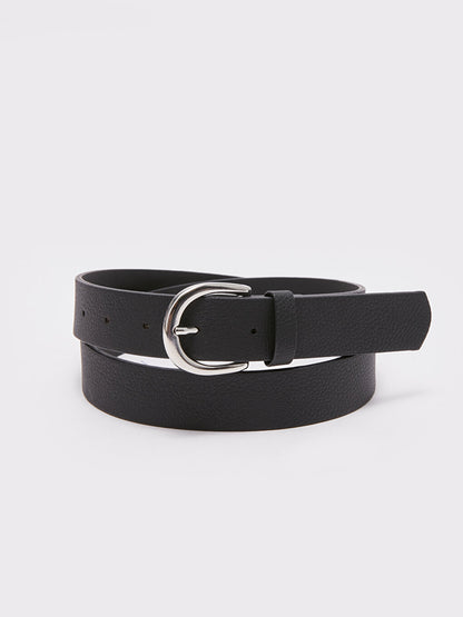 Leather Look Women's Belt