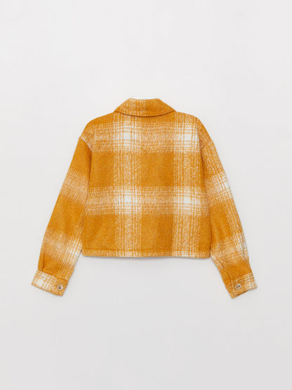 Plaid Long Sleeve Flannel Women's Shirt Jacket