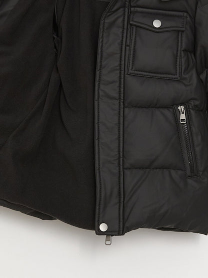 Hooded Boy's Puffer Coat