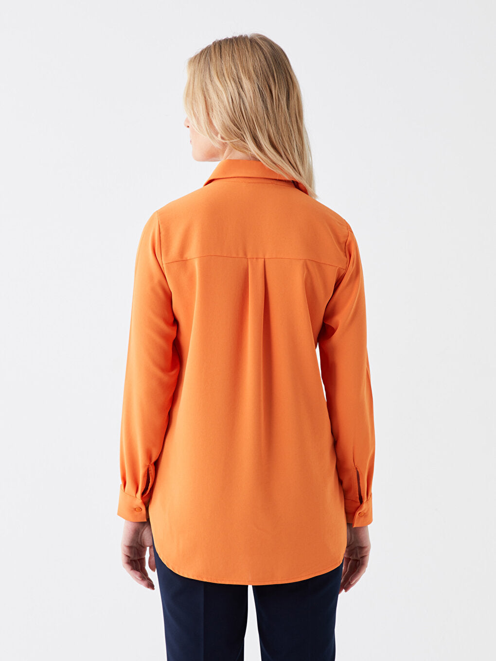 Plain Long Sleeve Women's Shirt