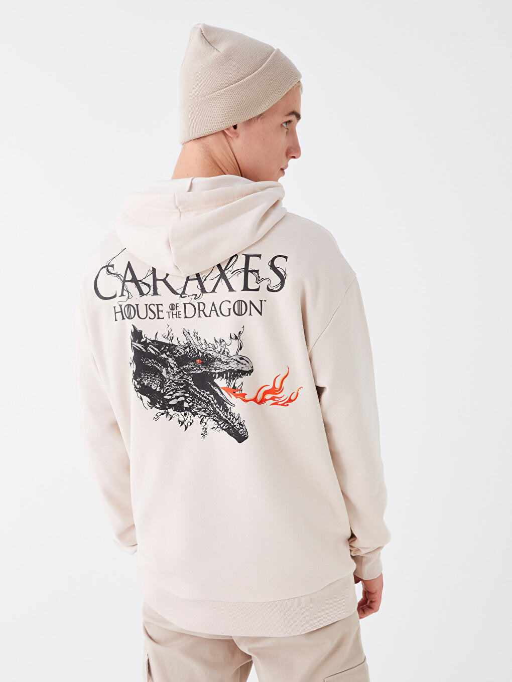 Long Sleeve Printed Men's Hoodie