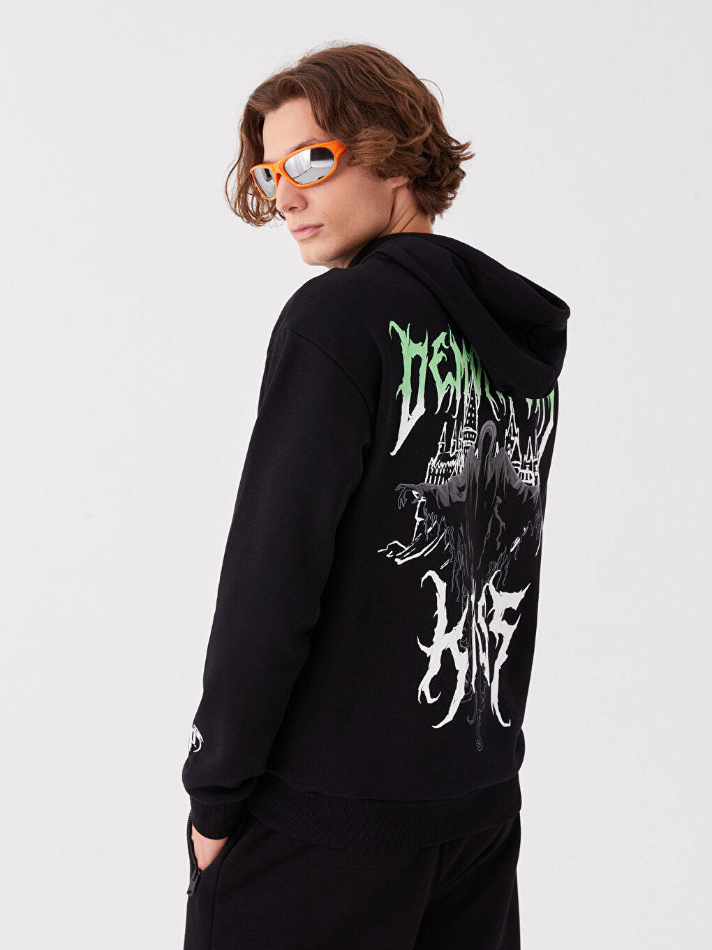 Long Sleeve Printed Men's Hoodie