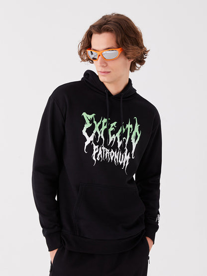 Long Sleeve Printed Men's Hoodie