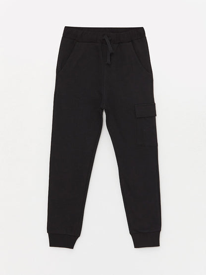 Basic Boy's Jogger Sweatpants with Elastic Waist