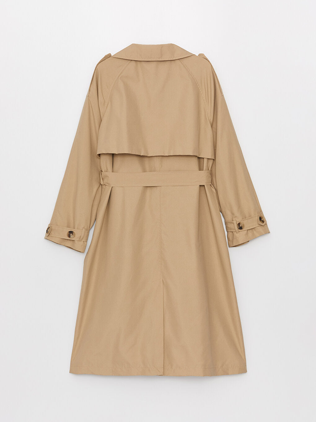 Jacket Collar Plain Oversize Women's Trench Coat