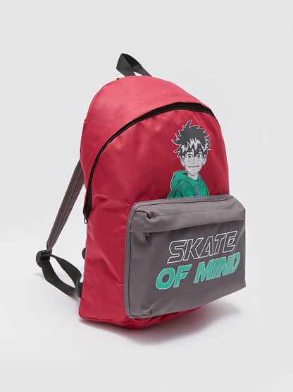 Printed Boy's School Bag