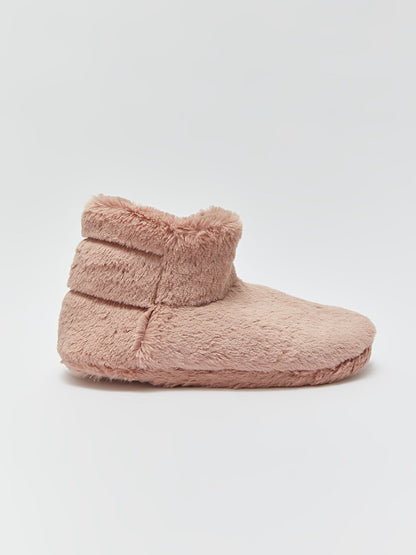 Flat Plush Women's Home Boots