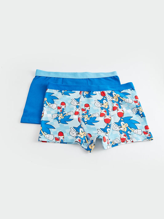 Sonic Printed Boy's Boxer 2-pack