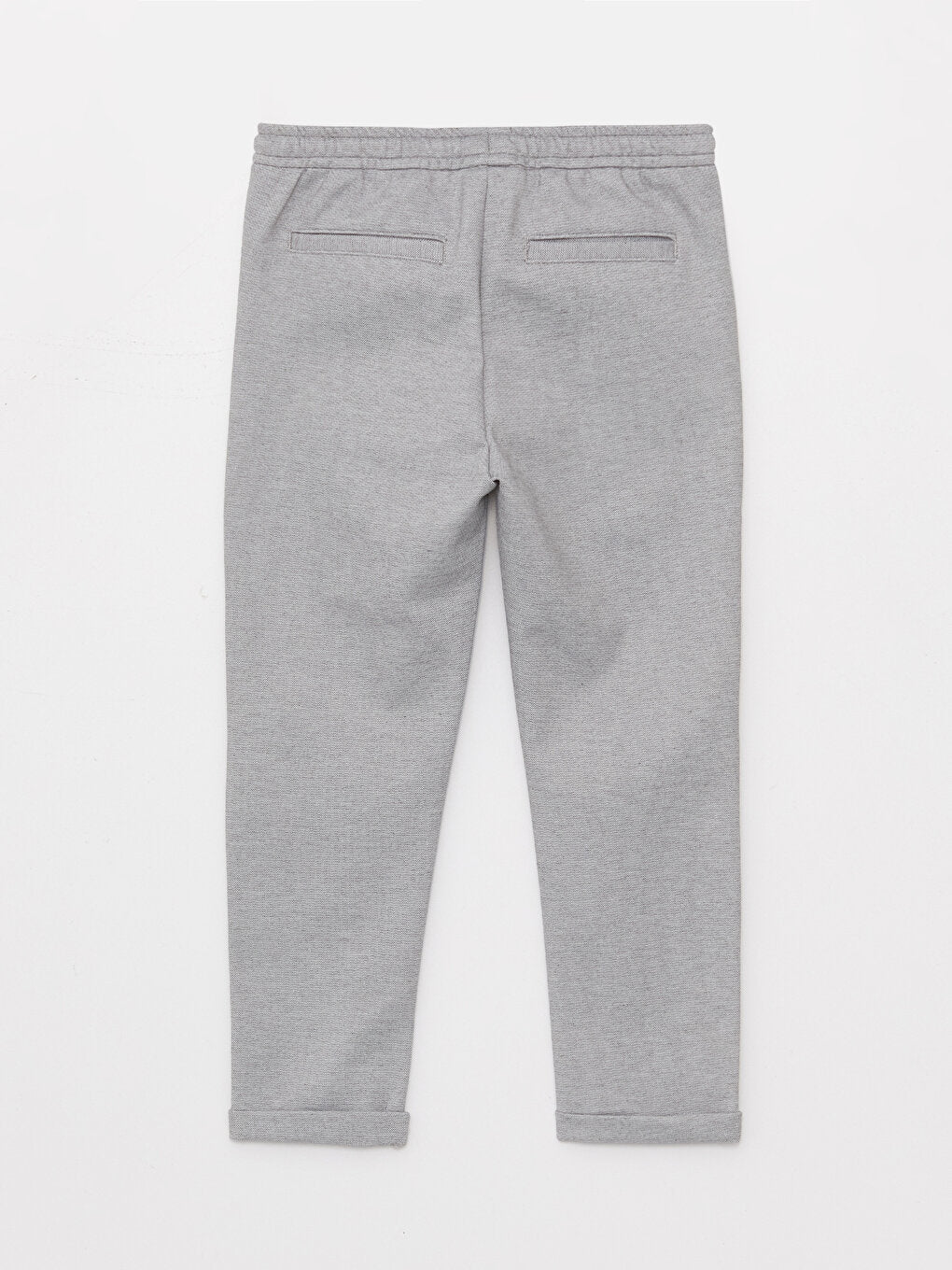 Slim Fit Boy's Trousers with Elastic Waist