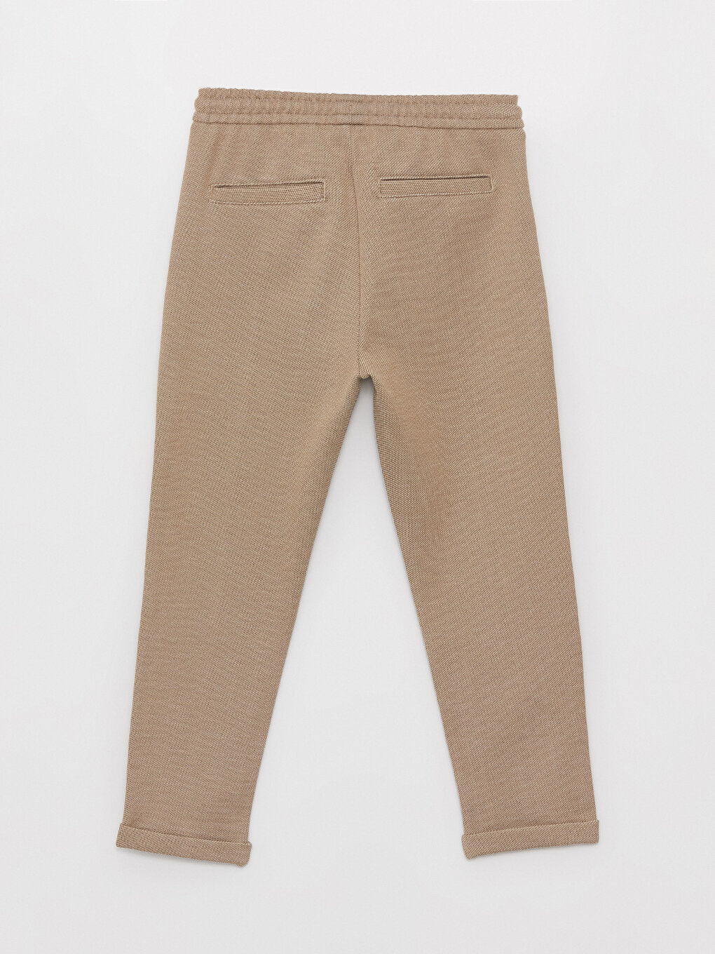 Slim Fit Boy's Trousers with Elastic Waist