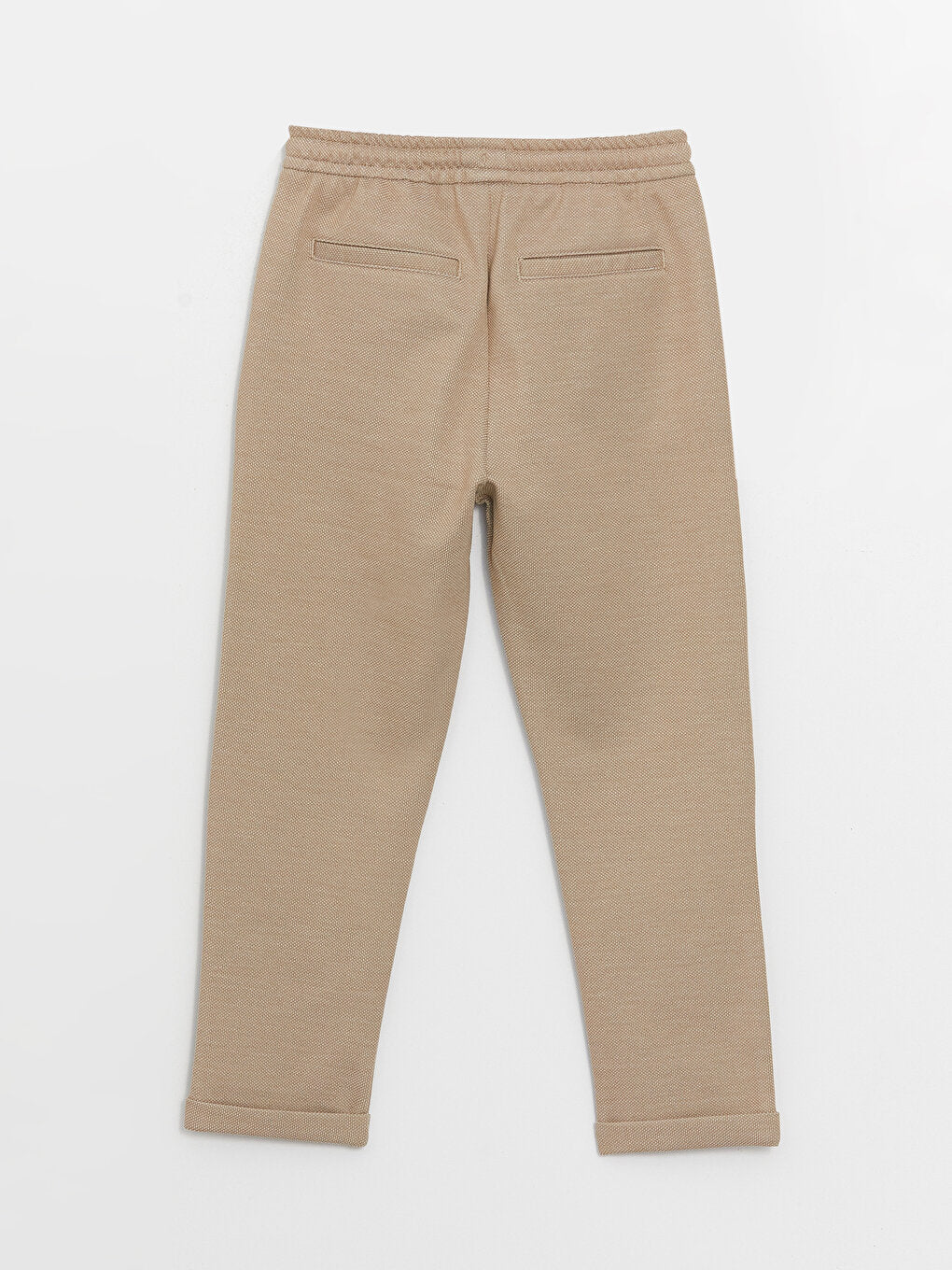 Slim Fit Boy's Trousers with Elastic Waist