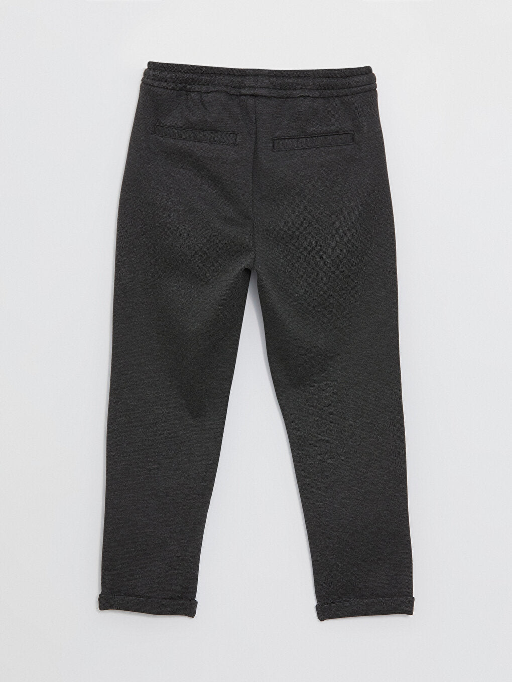 Slim Fit Boy's Trousers with Elastic Waist