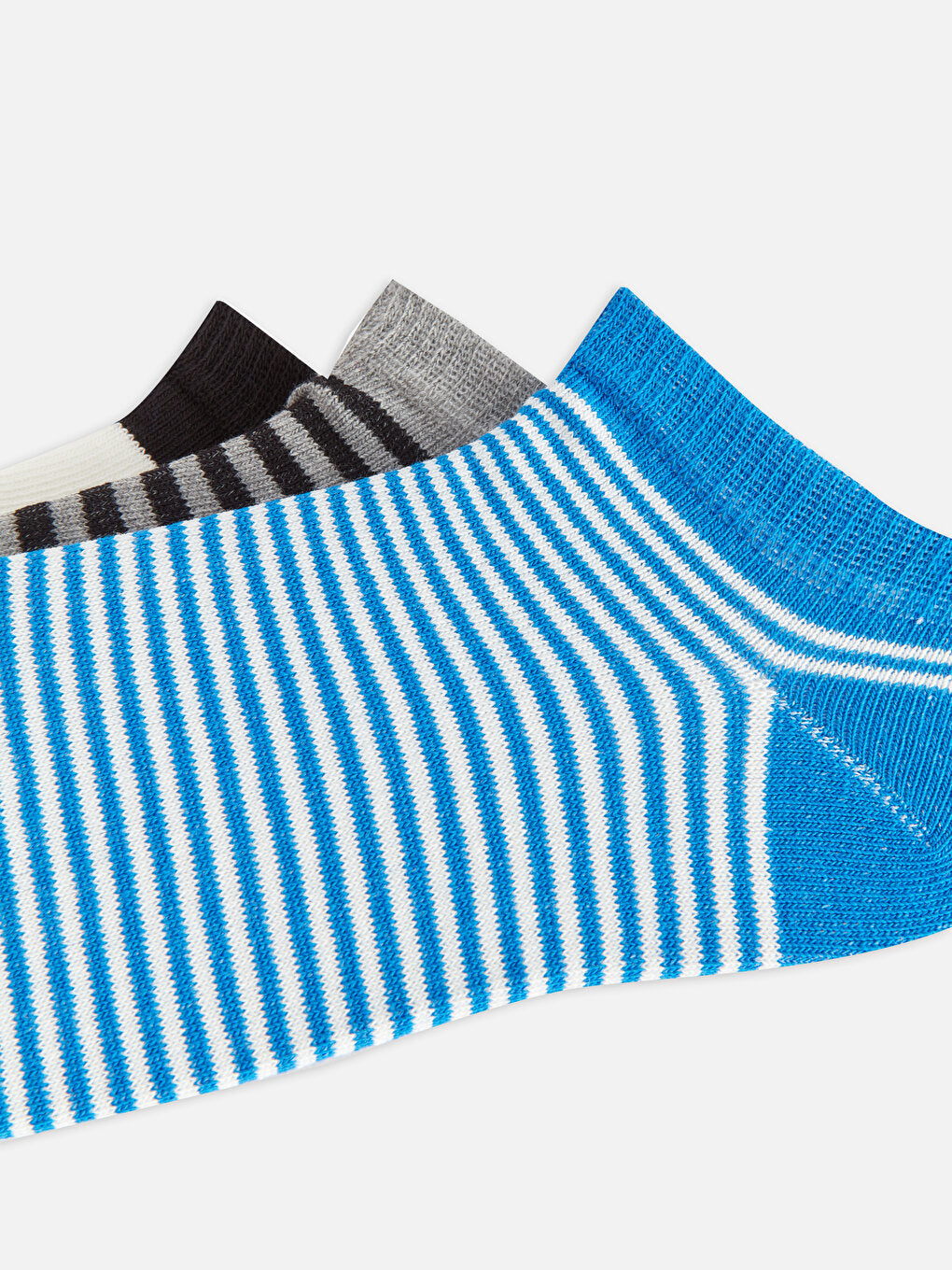 Striped Men's Booties Socks 3 pcs