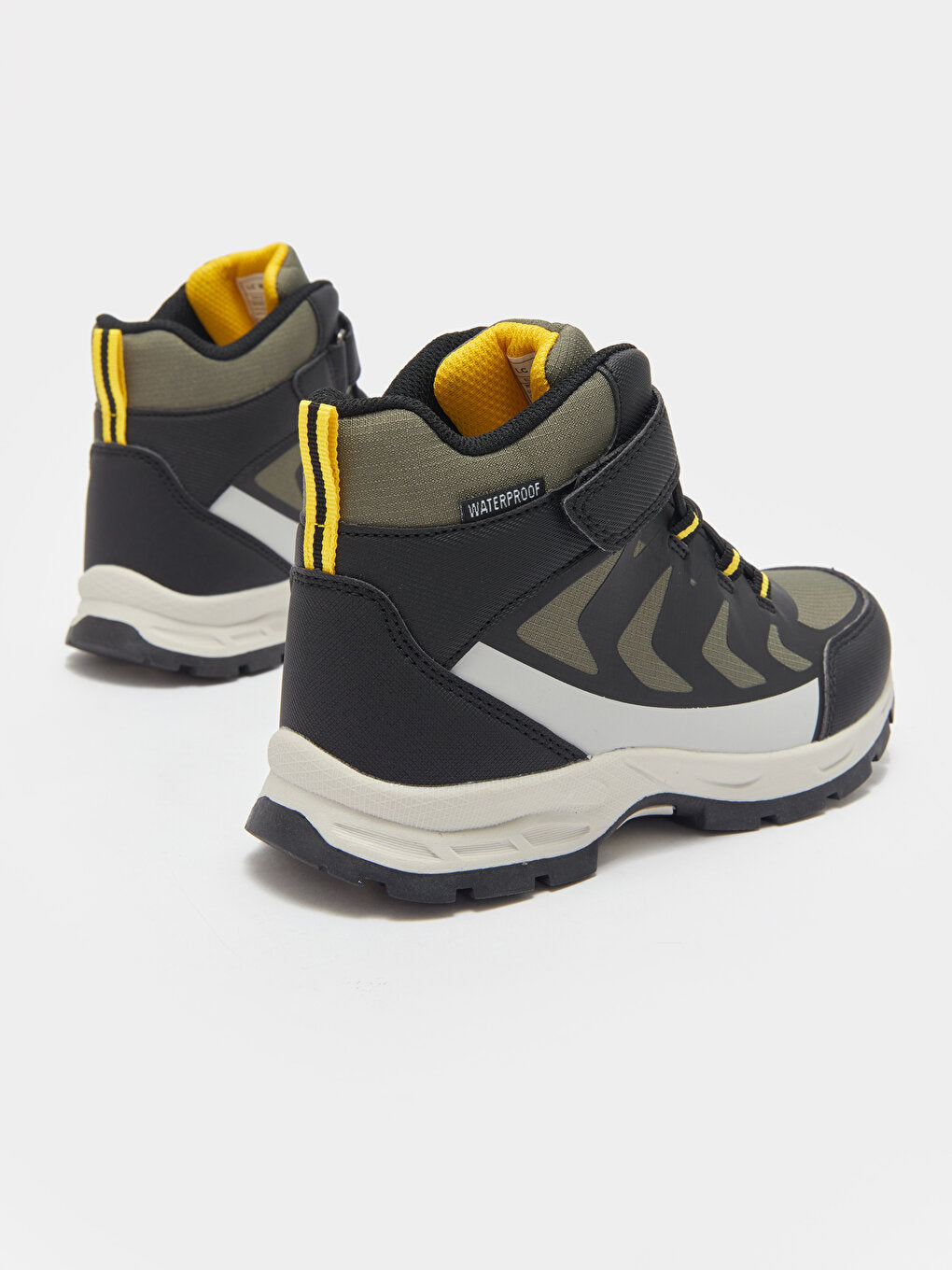 Waterproof Boys' Boots with Laces and Velcro