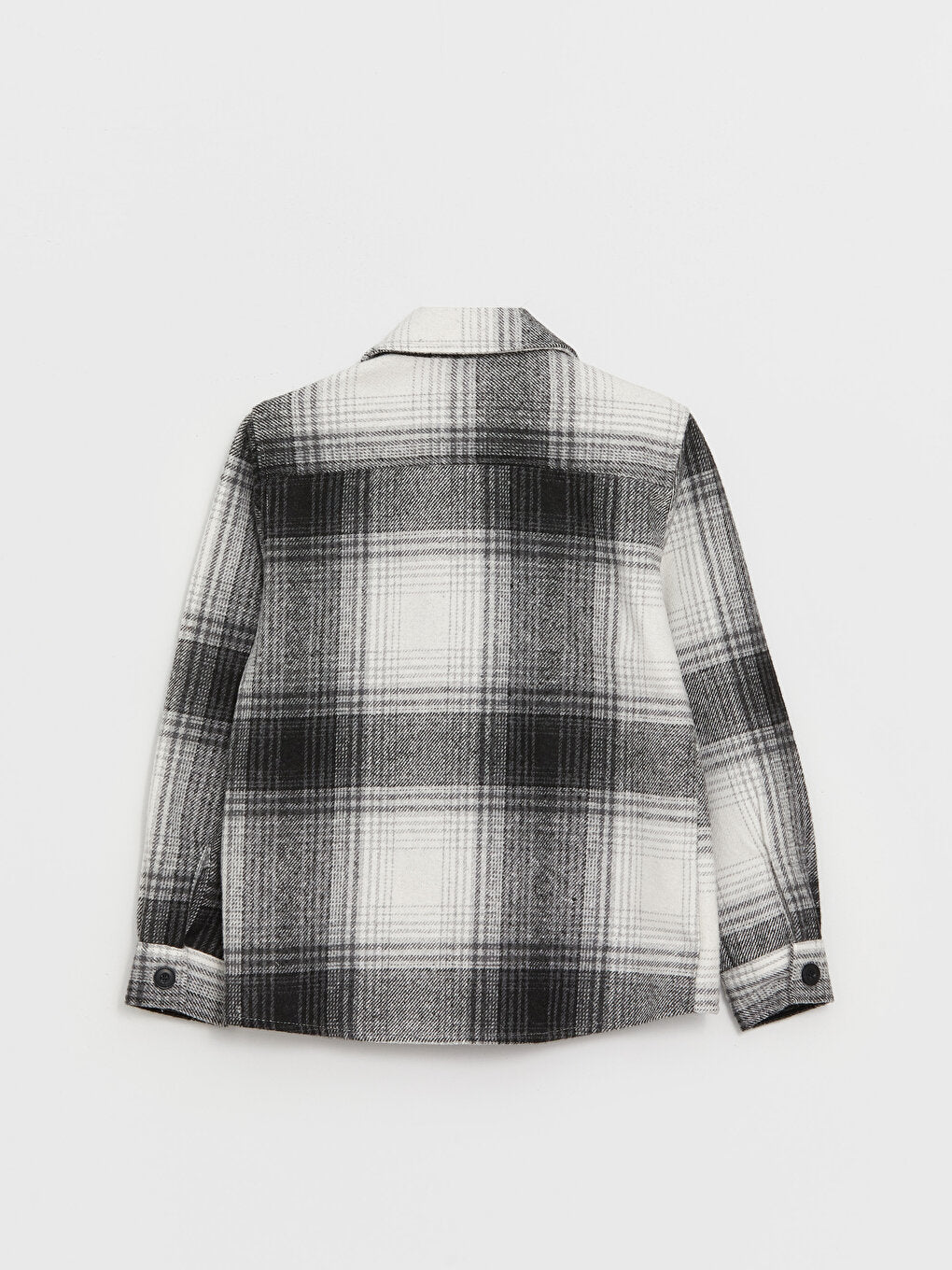 Comfortable Fit Plaid Boy's Shirt Jacket